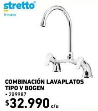 Construmart Stretto Combinacion Lavaplatos Tipo V Bogen oferta