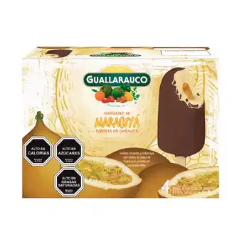 Unimarc Helado Guallarauco cheesecake de maracuyá chocolate 4 un de 130 g oferta