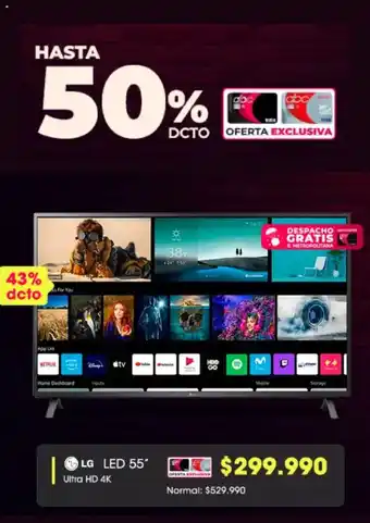 Abcdin LG LED 55" Ultra HD 4K oferta