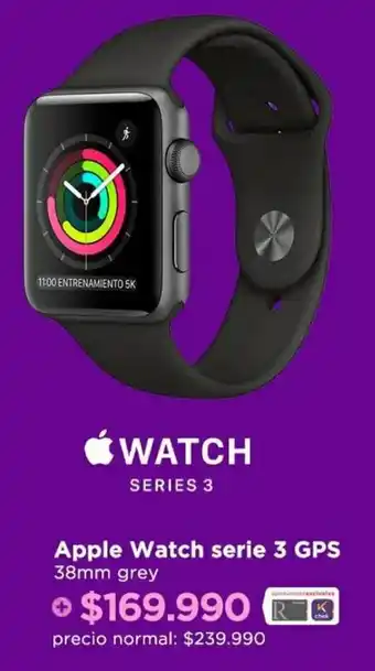Apple Watch Serie 3 GPS