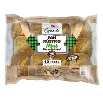 Santa Isabel Pan rústico mini con masa madre 12 un. 900 g oferta