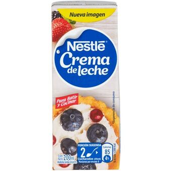 Santa Isabel Crema de leche nestlé 200ml oferta