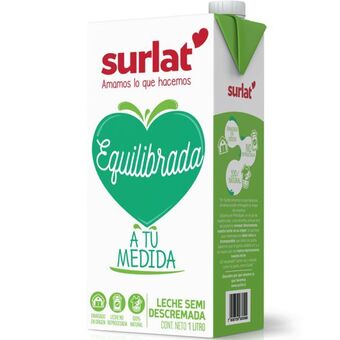 Santa Isabel Leche semidescremada 1 l oferta