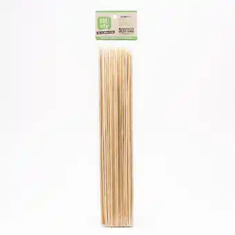 Santa Isabel Brochetas de bambú 30 cm oferta
