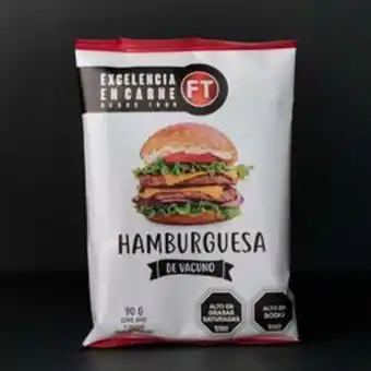 Carnes a Domicilio Hamburguesa de vacuno - ft excelencia oferta