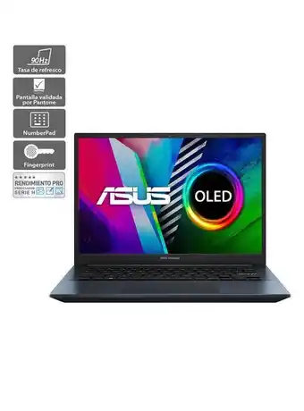 Paris Notebook vivobook pro 14 oled k3400ph-km112w intel core i5 nvidia geforce gtx 1650 8gb ram 512gb ssd 14" 90hz oferta