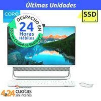PC Factory All in one 23.8" full hd intel i5-1135g7 12gb 1tb + 256gb ssd touch windows 10 home silver oferta