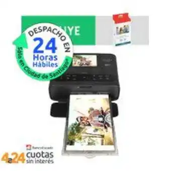 PC Factory Impresora fotográfica wifi selphy cp1300+ papel fotográfico kp-36 oferta