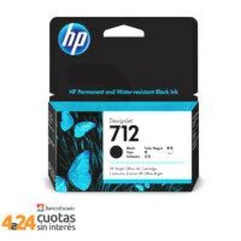 PC Factory Cartucho de tinta original hp 712 negro / 38ml oferta
