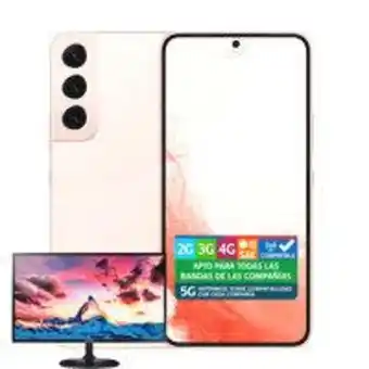 PC Factory Smartphone galaxy s22 128gb/8gb 5g rosado liberado + bundle oferta