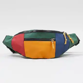 Corona Riñonera color block verde - no gender oferta