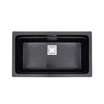 Kitchen Center Lavaplatos deluxe granito negro 2.0 oferta
