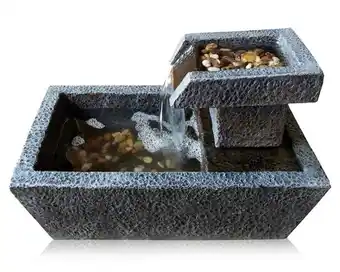 Fuente zen 2 niveles con luz led outzen