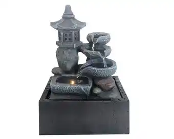 Easy Fuente pagoda cantaros con luz led outzen. oferta