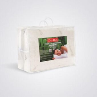 Colchones Celta Pack almohada bamboo viscoelástica 60×40 cm oferta
