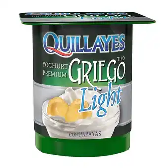 Santa Isabel Yoghurt griego light papaya quillayes 110 g oferta