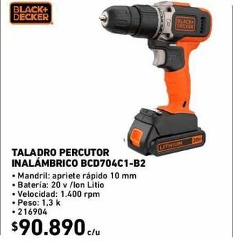 Construmart Taladro percutor inalámbrico oferta
