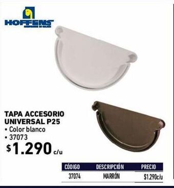 Construmart Tapa accesorio universal p25 oferta