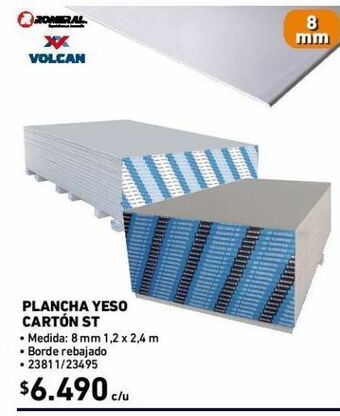 Construmart Plancha yeso cartón st oferta