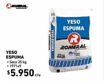 Construmart Yeso espuma oferta