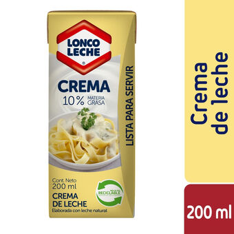Unimarc Crema de leche lista Loncoleche tetra 200 ml oferta