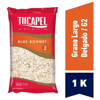 Unimarc Arroz Tucapel G2 blue bonet largo 1 Kg oferta