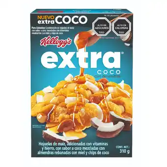 Unimarc Cereal Kelloggs Extra hojuelas maiz con coco y almendras 310 g oferta