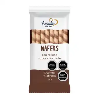 Unimarc Galleta wafers Amada Masa chocolate 160 g oferta