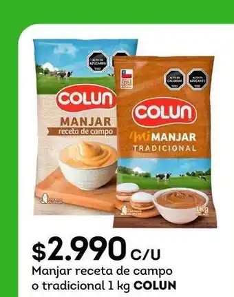 Tottus Manjar receta de campo o tradicional 1 kg colun oferta