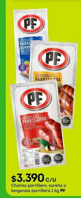 Chorizo parrillero, sureño o longaniza parrillera 1 kg pf