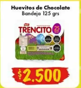 Super Bodega a Cuenta Huevitos de Chocolate Bandeja 125grs oferta