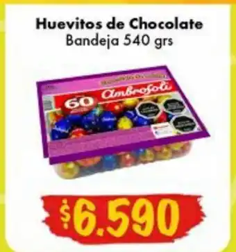 Super Bodega a Cuenta Huevitos de Chocolate Bandeja 540 grs oferta