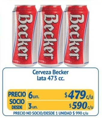 Alvi Cerveza Becker 6 x 473cc oferta