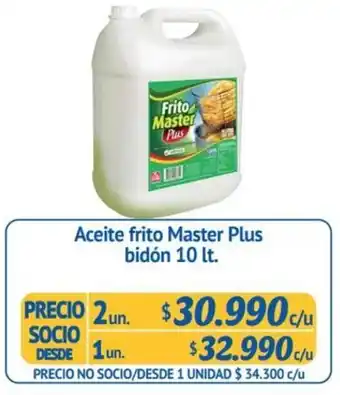 Alvi Aceite Frito Master Plus Bidón 2 x 10L oferta