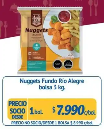 Alvi Nuggets Fundo Río Alegre 3kg oferta