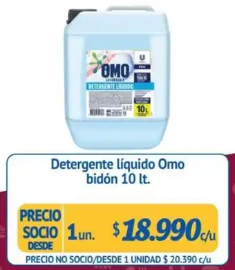Alvi Detergente Líquido Omo Bidón 10L oferta