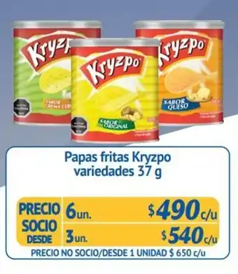 Alvi Papas Fritas Kryzpo Variedades 6 x 37g oferta