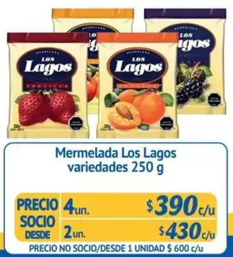 Alvi Mermelada Los Lagos Variedades 4 x 250g oferta