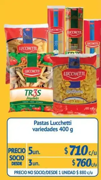 Alvi Pastas Lucchetti Variedades 5 x 400g oferta