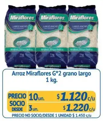 Alvi Arroz Miraflores G° 2 Grano Largo 10 x 1kg oferta