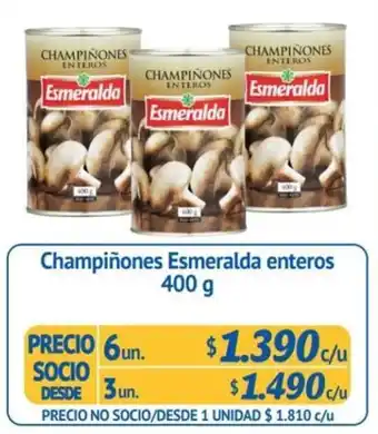 Alvi Champiñones Esmeralda Enteros 6 x 400g oferta