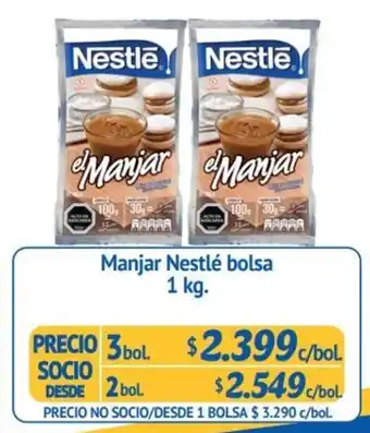 Alvi Manjar Nestlé Bolsa 3 x 1kg oferta