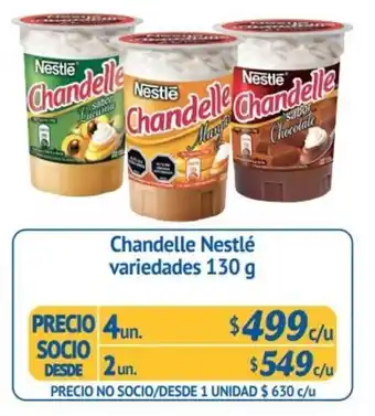 Alvi Chandelle Nestlé Variedades 4 x 130g oferta