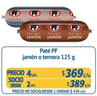 Alvi Paté PF Jamón o Ternera 4 x 125g oferta