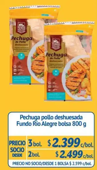 Alvi Pechuga Pollo Deshuesada Fundo Río alegre 3 x 800g oferta