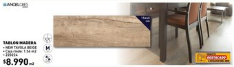 Construmart Tablon Madera 1.56 m2 oferta