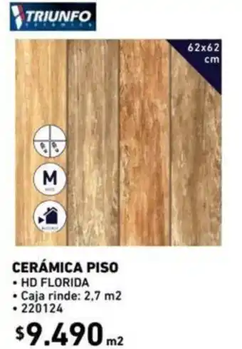 Construmart Cerámica Piso 2,7 m2 oferta