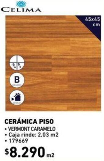Construmart Celima Cerámica Piso 2,03 m2 oferta