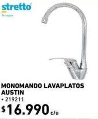 Construmart Stretto Monomando Lavaplatos Austin oferta