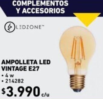 Construmart Ampolleta LED Vintage E27 oferta